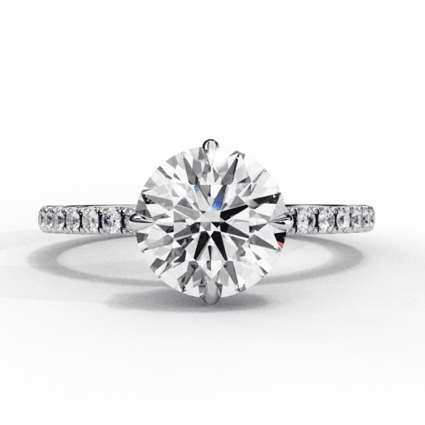 2.75 Carat Round Cut Forevermore Solitaire Ring
