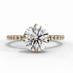 2.75 Carat Round Cut Forevermore Solitaire Ring - Image 5