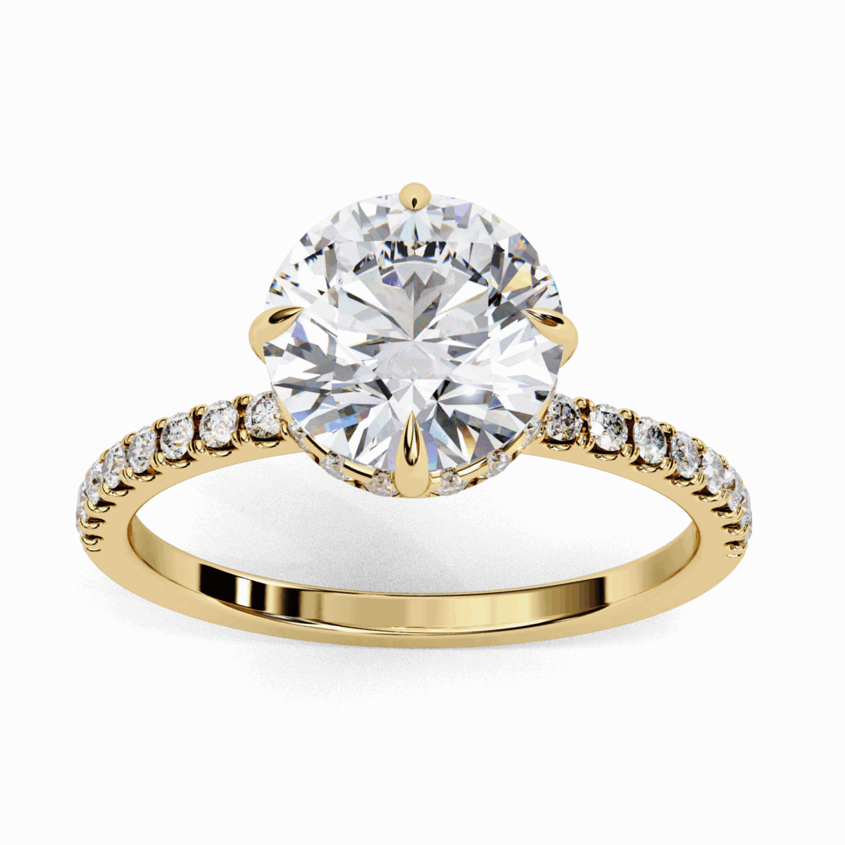 2.75 Carat Round Cut Forevermore Solitaire Ring  Image 8