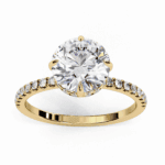 2.75 Carat Round Cut Forevermore Solitaire Ring - Image 8
