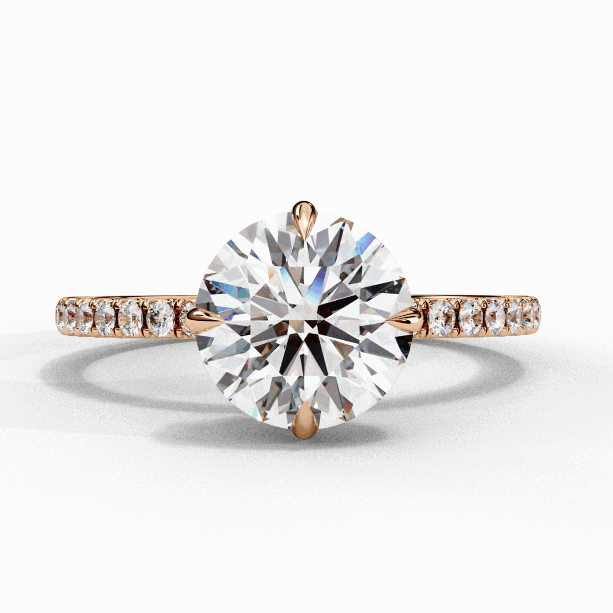 2.75 Carat Round Cut Forevermore Solitaire Ring  Image 9