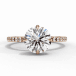 2.75 Carat Round Cut Forevermore Solitaire Ring - Image 9
