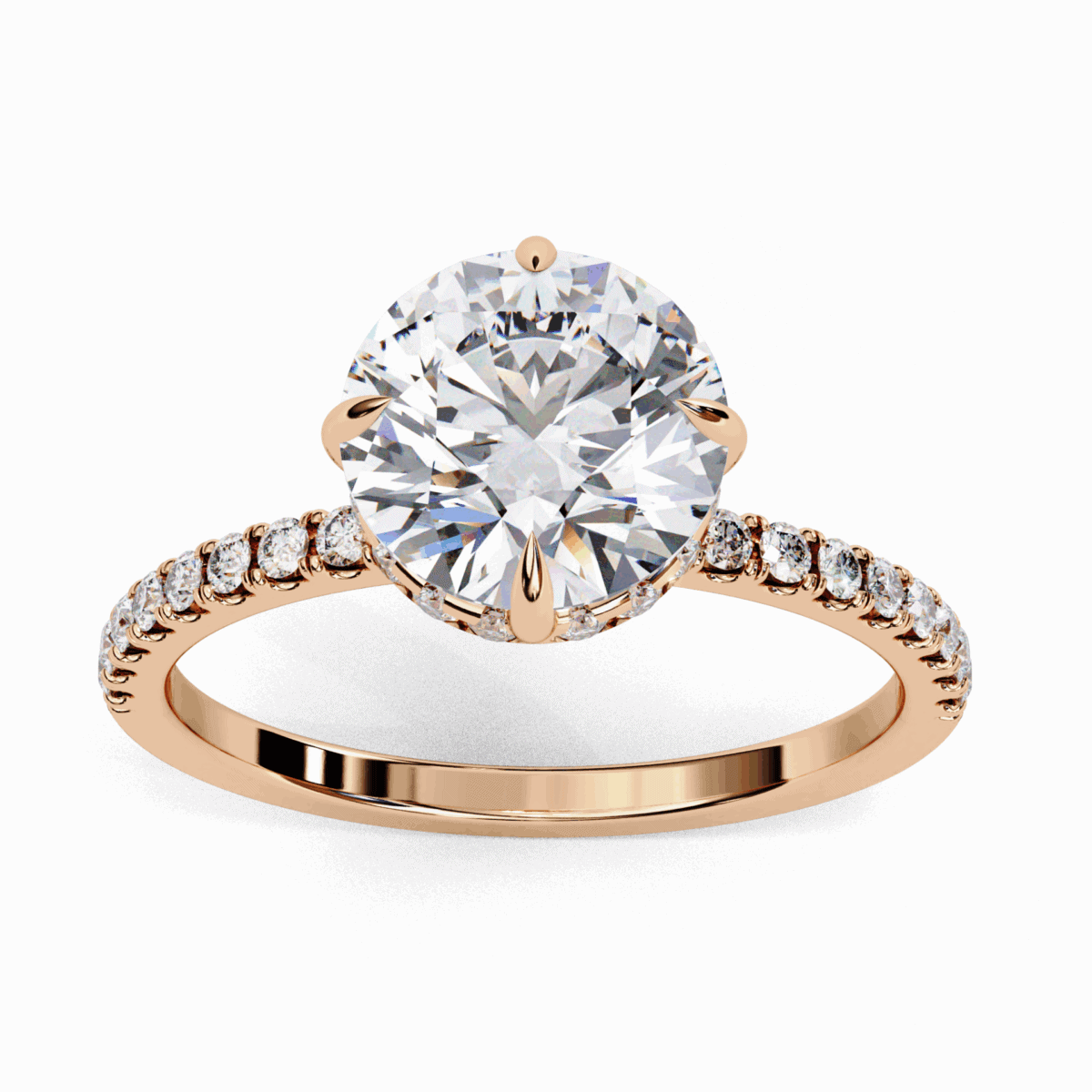 2.75 Carat Round Cut Forevermore Solitaire Ring  Image 12