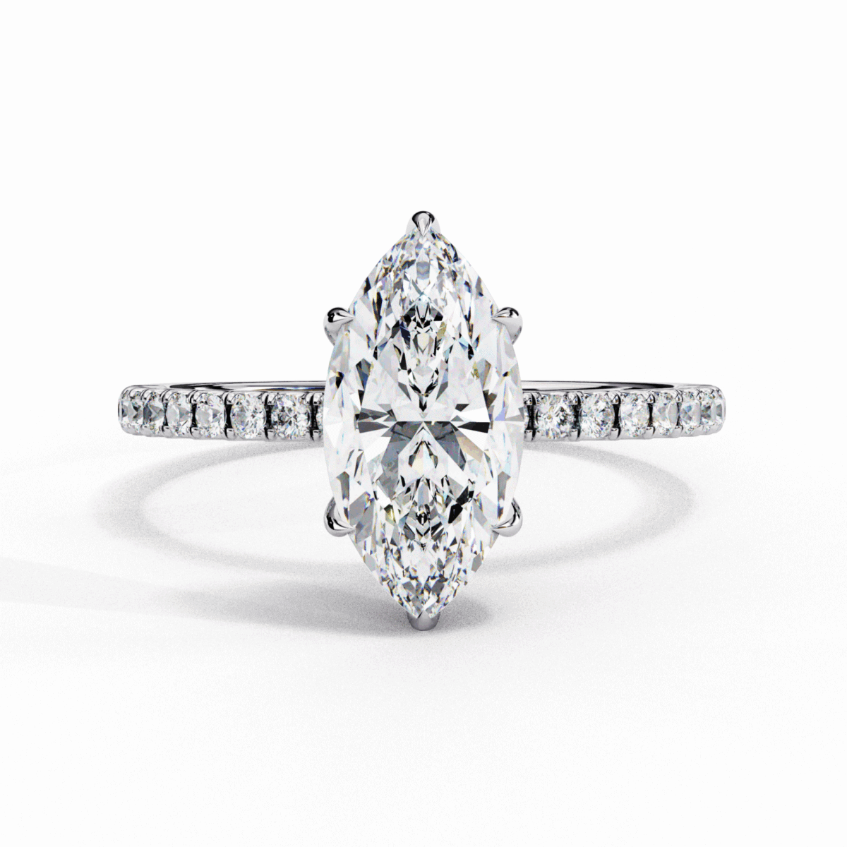 1.75 Carat Marquise Cut Forevermore Solitaire Ring  Image 1