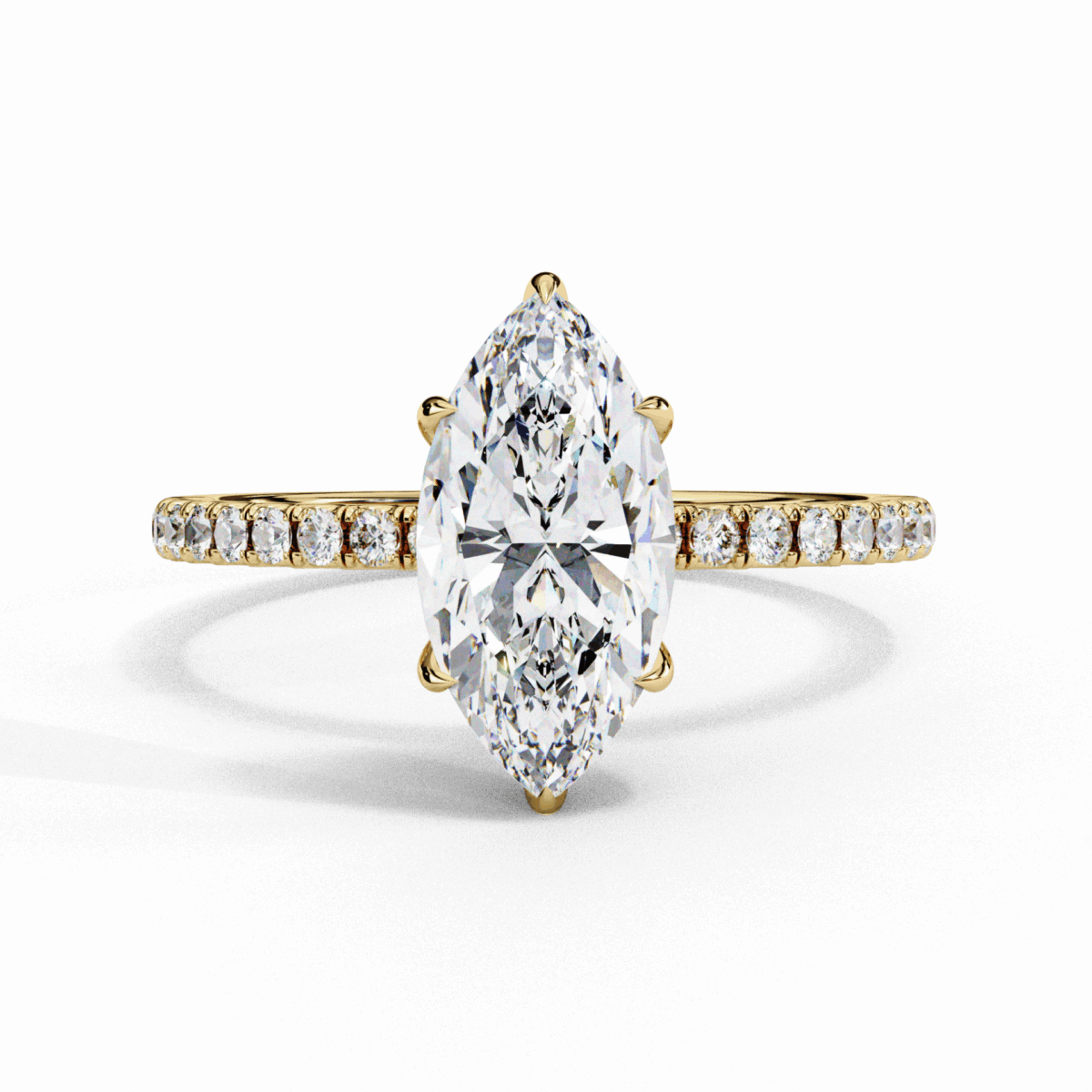 1.75 Carat Marquise Cut Forevermore Solitaire Ring  Image 5