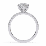 2 Carat Pear Cut Forevermore Solitaire Ring - Image 3