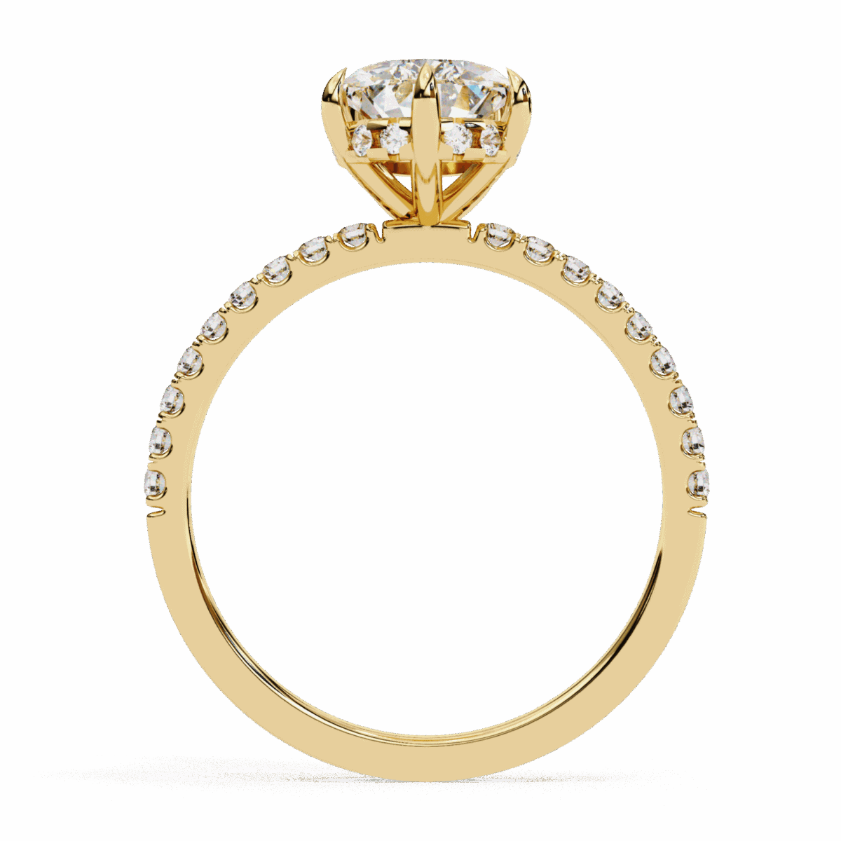 2 Carat Pear Cut Forevermore Solitaire Ring  Image 7