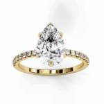 2 Carat Pear Cut Forevermore Solitaire Ring - Image 8