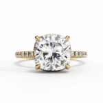 3.5 Carat Cushion Cut Forevermore Solitaire Ring - Image 5