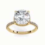 3.5 Carat Cushion Cut Forevermore Solitaire Ring - Image 7
