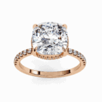 3.5 Carat Cushion Cut Forevermore Solitaire Ring - Image 12