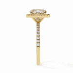 2 Carat Cushion Cut Forever Solitaire Engagement Ring - Image 6