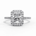 2.25 Carat Radiant Cut Forever Solitaire Engagement Ring