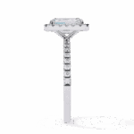 2.25 Carat Radiant Cut Forever Solitaire Engagement Ring - Image 2