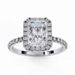2.25 Carat Radiant Cut Forever Solitaire Engagement Ring - Image 3