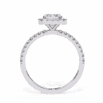 2.25 Carat Radiant Cut Forever Solitaire Engagement Ring - Image 4