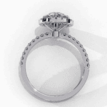 1.75 Carat Round Cut Forever Solitaire Engagement Ring - Image 3