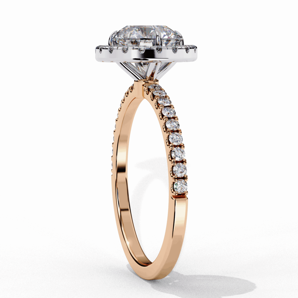 1.75 Carat Round Cut Forever Solitaire Engagement Ring  Image 10