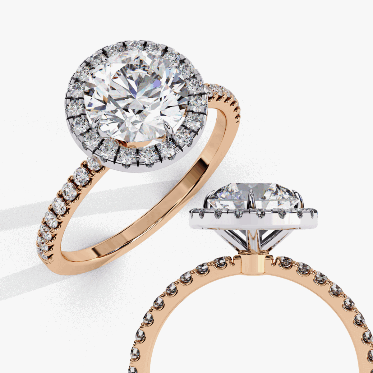 1.75 Carat Round Cut Forever Solitaire Engagement Ring  Image 13