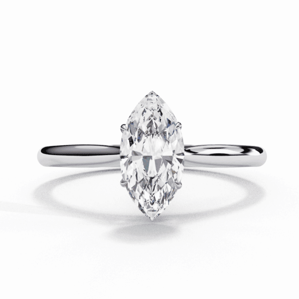 0.75 Carat Marquise Cut Classic Solitaire Ring