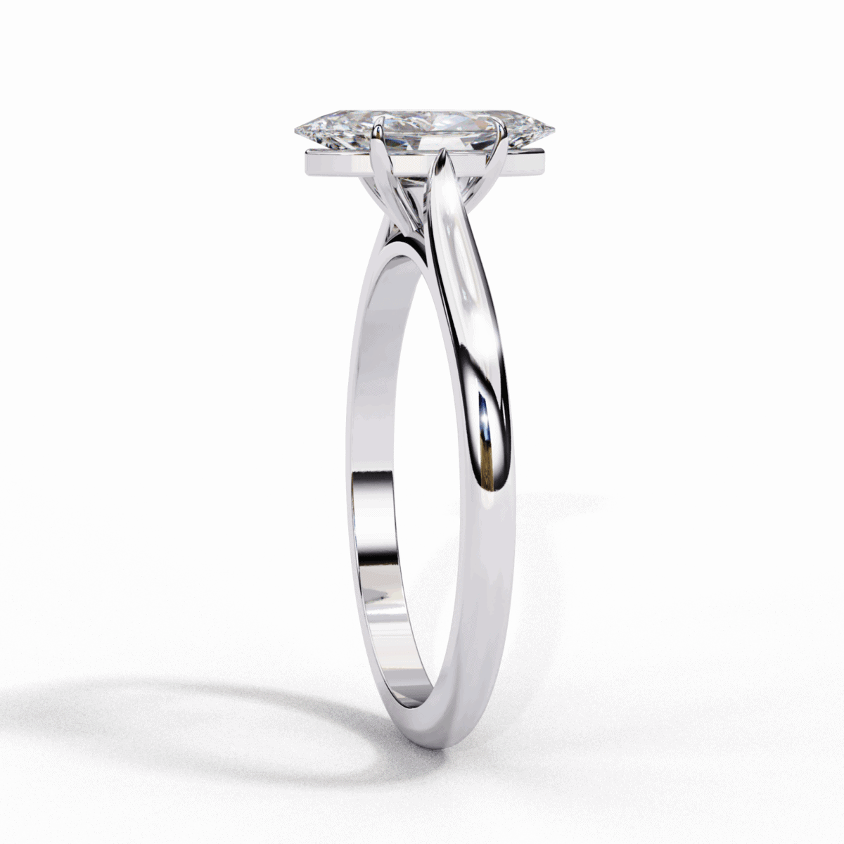 0.75 Carat Marquise Cut Classic Solitaire Ring  Image 2