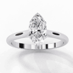 0.75 Carat Marquise Cut Classic Solitaire Ring - Image 4