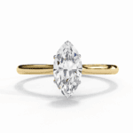 0.75 Carat Marquise Cut Classic Solitaire Ring - Image 5