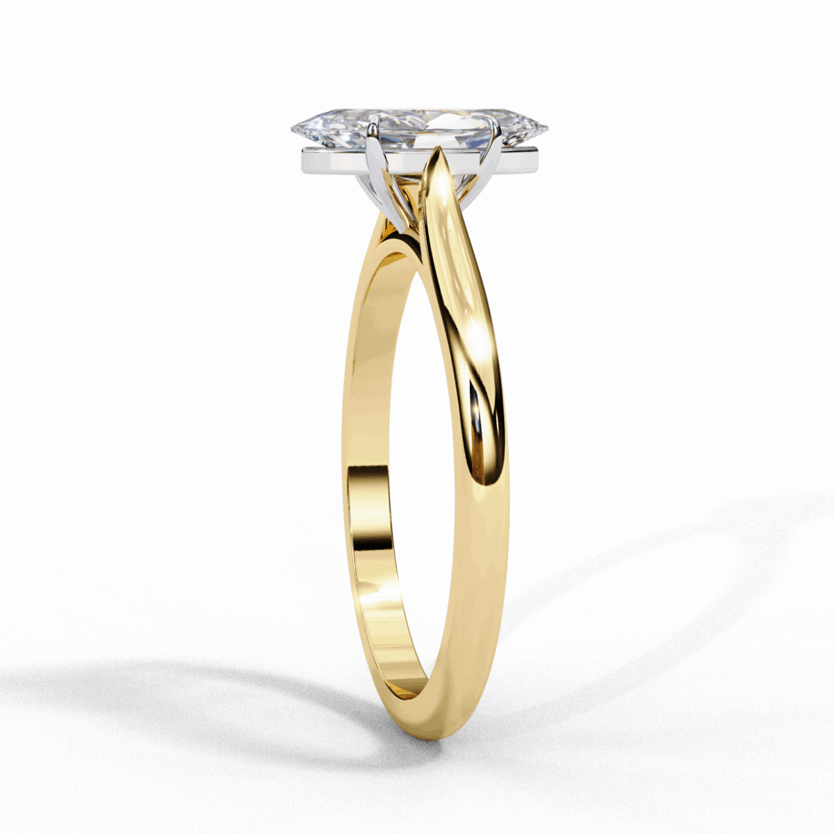 0.75 Carat Marquise Cut Classic Solitaire Ring  Image 6