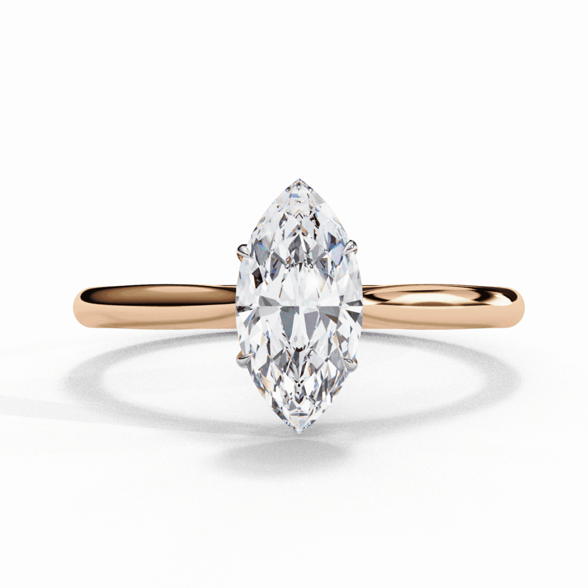 0.75 Carat Marquise Cut Classic Solitaire Ring  Image 10