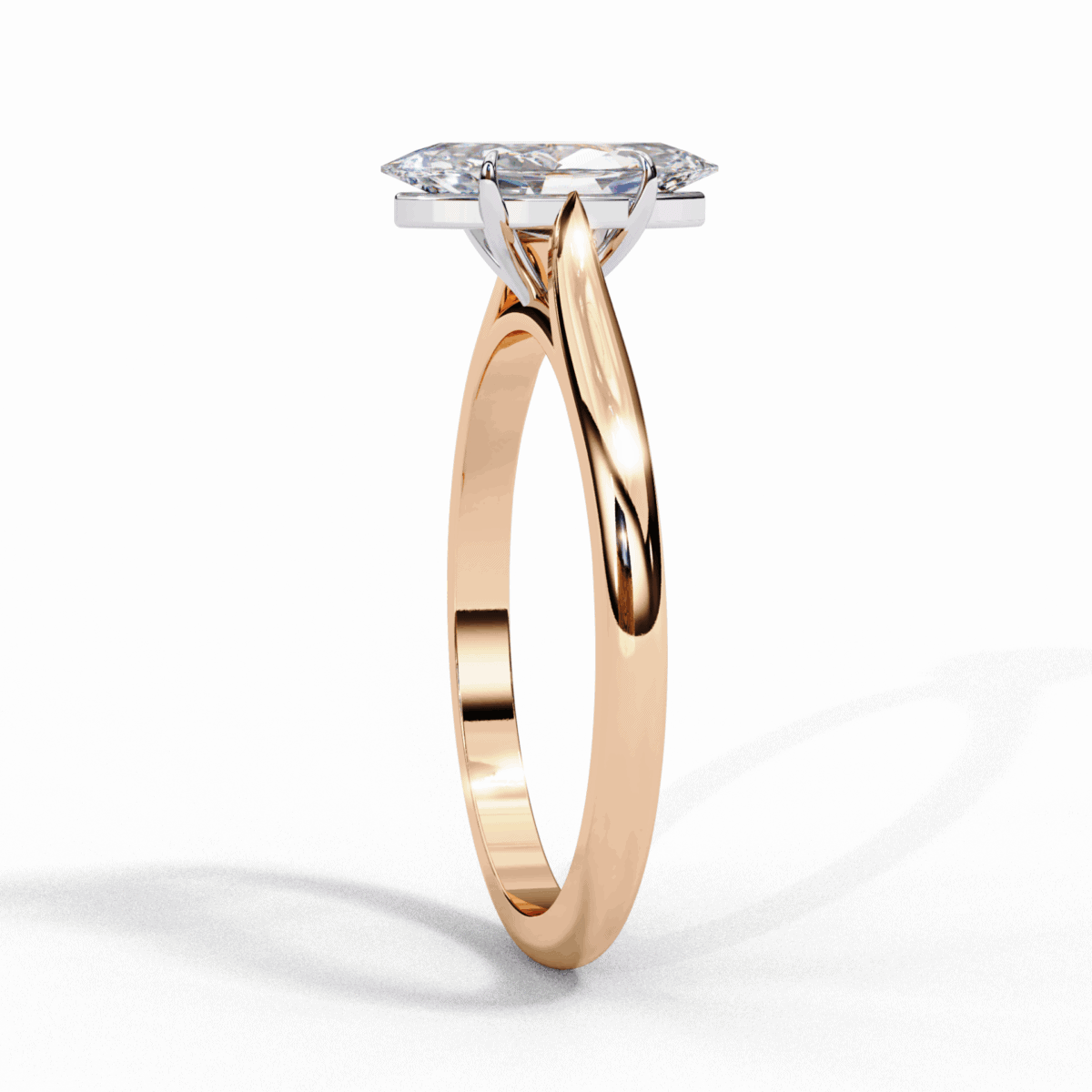 0.75 Carat Marquise Cut Classic Solitaire Ring  Image 11