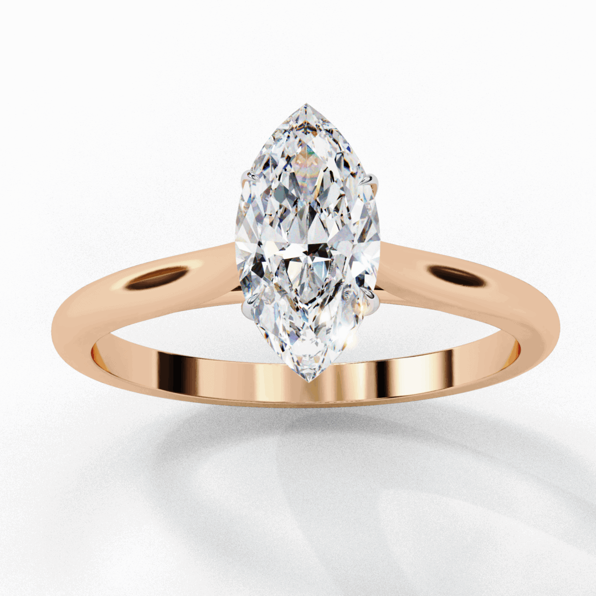 0.75 Carat Marquise Cut Classic Solitaire Ring  Image 13