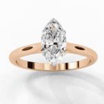 0.75 Carat Marquise Cut Classic Solitaire Ring - Image 13