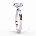 1.25 Carat Oval Cut Classic Solitaire Ring - Image 2