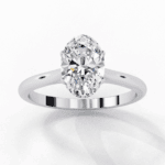 1.25 Carat Oval Cut Classic Solitaire Ring - Image 4