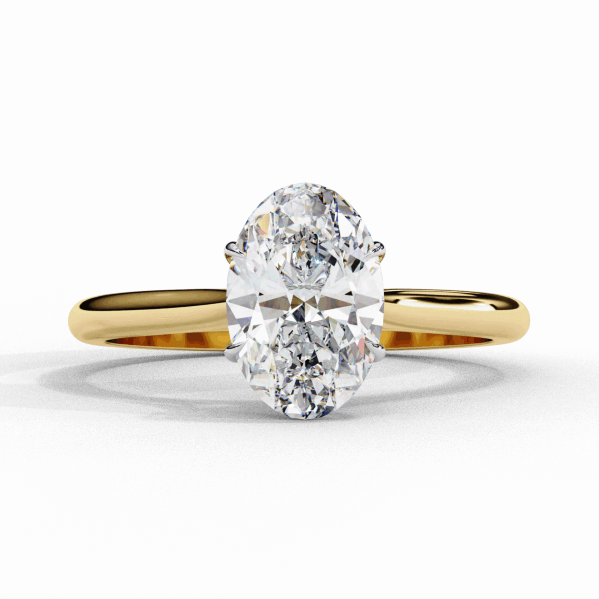 1.25 Carat Oval Cut Classic Solitaire Ring  Image 5