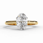 1.25 Carat Oval Cut Classic Solitaire Ring - Image 5