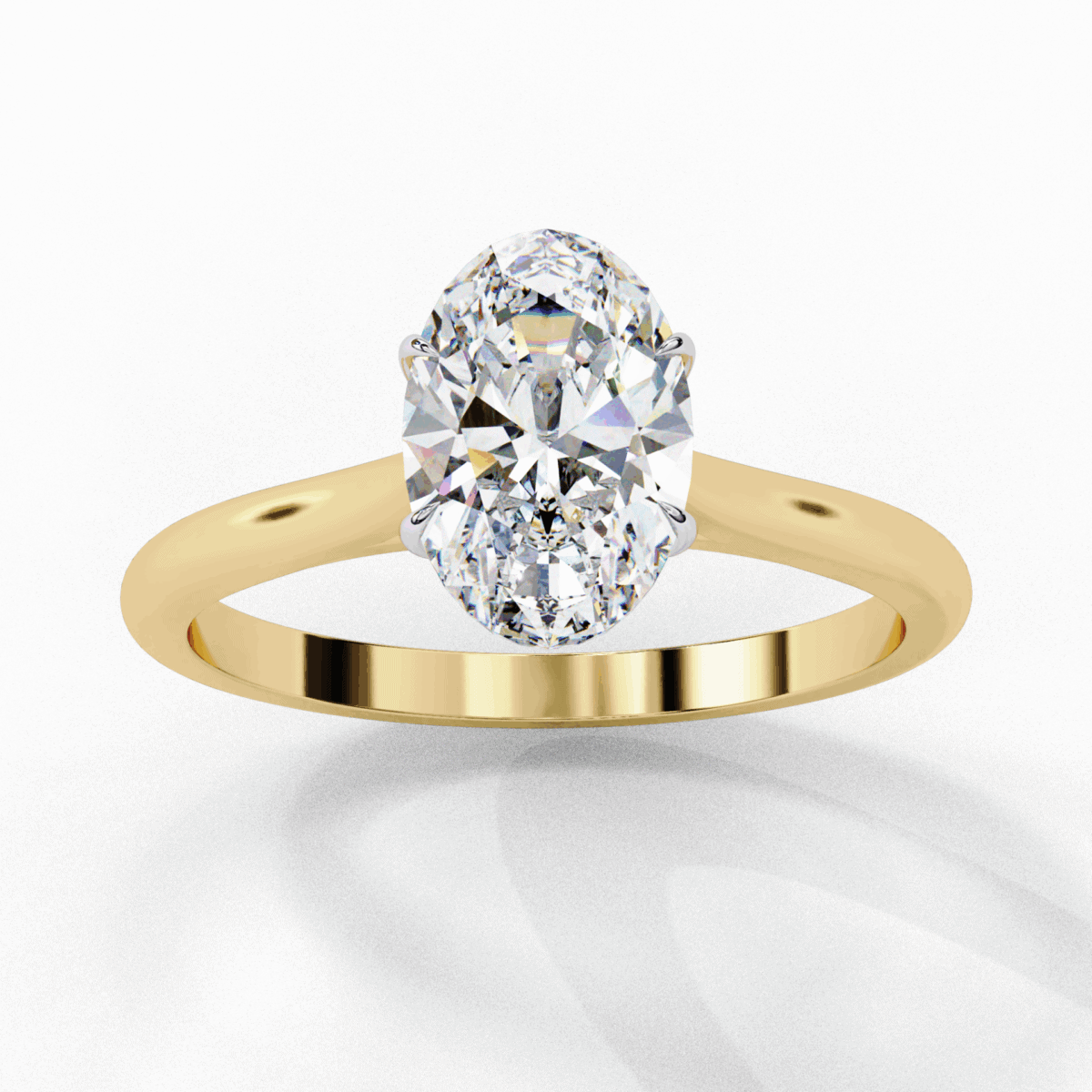 1.25 Carat Oval Cut Classic Solitaire Ring  Image 8