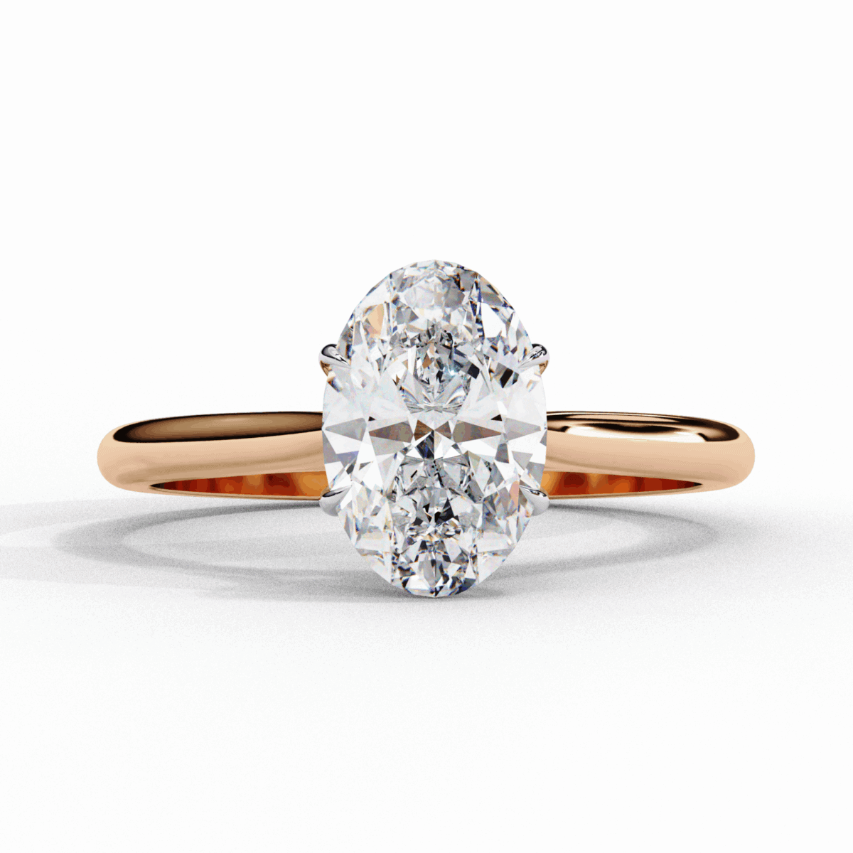 1.25 Carat Oval Cut Classic Solitaire Ring  Image 10
