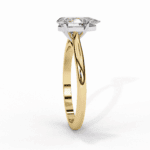 1 Carat Pear Cut Classic Solitaire Ring - Image 5