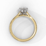 1 Carat Pear Cut Classic Solitaire Ring - Image 6