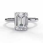 2.5 Carat Emerald Cut Classic Solitaire Ring
