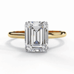 2.5 Carat Emerald Cut Classic Solitaire Ring - Image 5