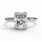 3 Carat Radiant Cut Classic Solitaire Ring