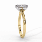 3 Carat Radiant Cut Classic Solitaire Ring - Image 6