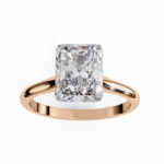 3 Carat Radiant Cut Classic Solitaire Ring - Image 11
