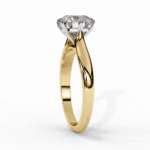 2 Carat Round Cut Classic Solitaire Ring - Image 6