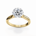 2 Carat Round Cut Classic Solitaire Ring - Image 8