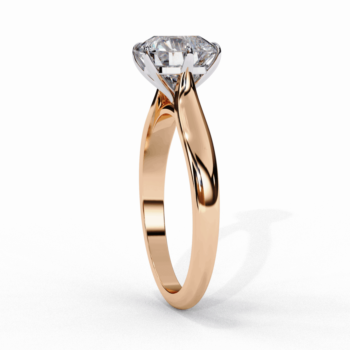 2 Carat Round Cut Classic Solitaire Ring  Image 11