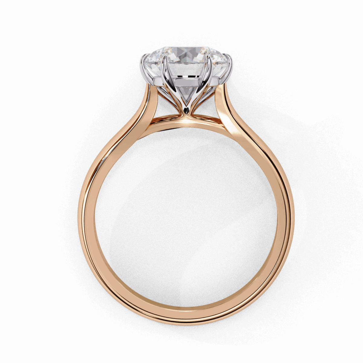 2 Carat Round Cut Classic Solitaire Ring  Image 12
