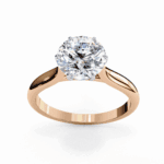 2 Carat Round Cut Classic Solitaire Ring - Image 13